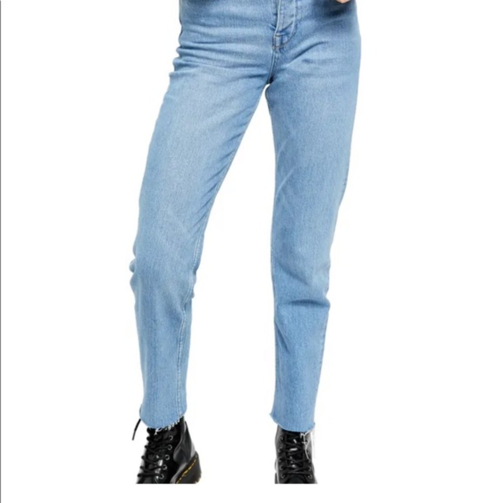 Urban Outfitters Bdg Dillon Raw Hem Straight Leg Jeans W 25 L32